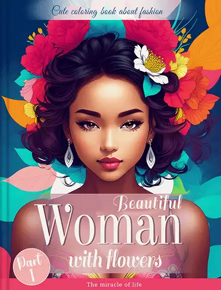 Beautiful Woman with Flowers - Part. 1